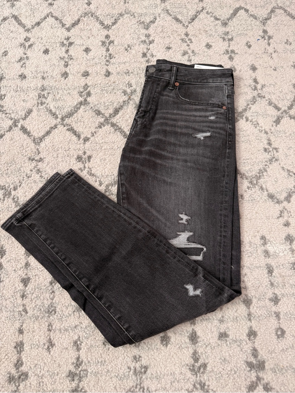 American Eagle Outfitters Men's Straight Jeans - Black